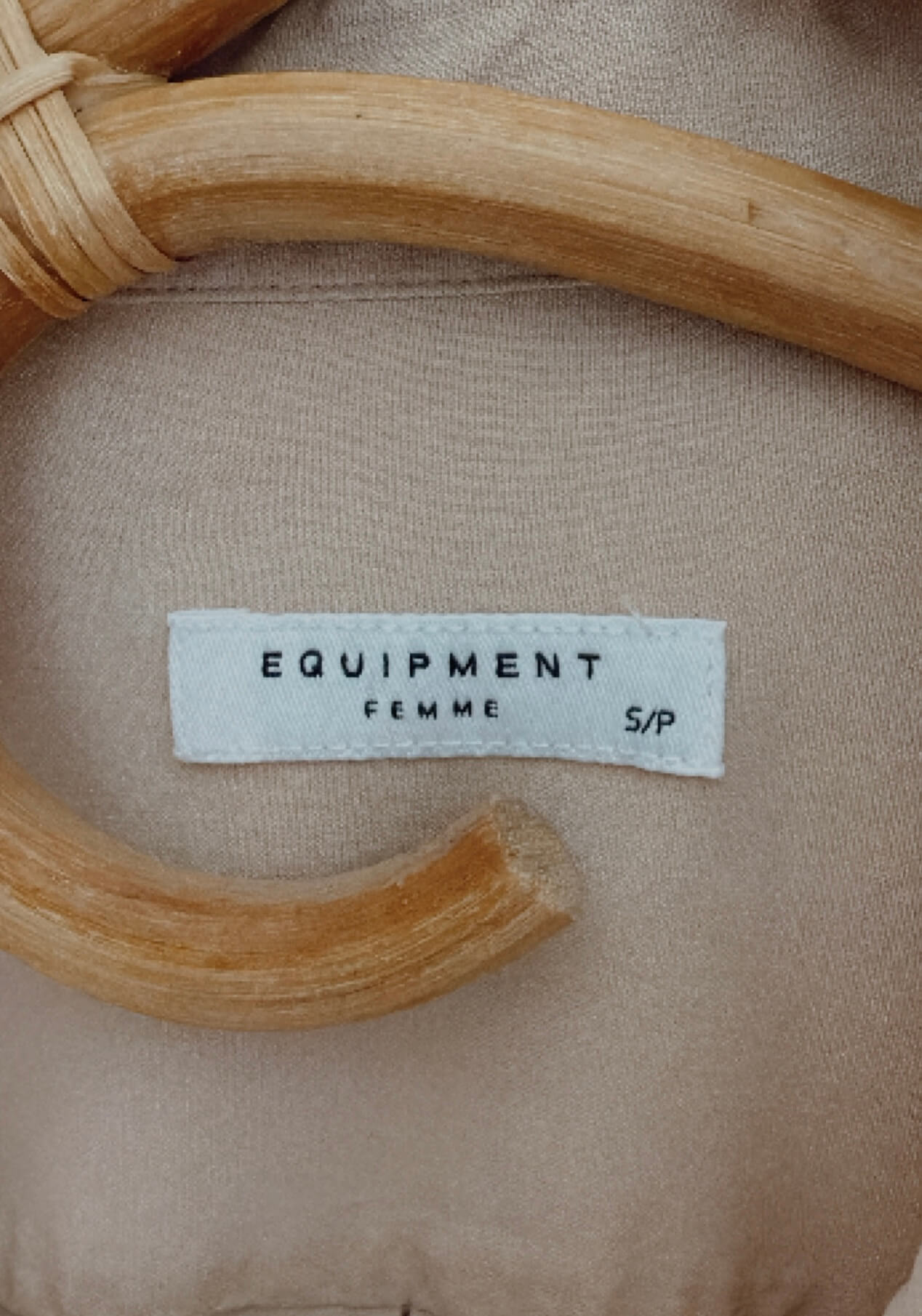 EQUIPMENT // Silk Shirt Dress // Blush // Small