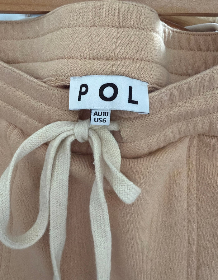 POL Game Skirt // Camel // Size 10