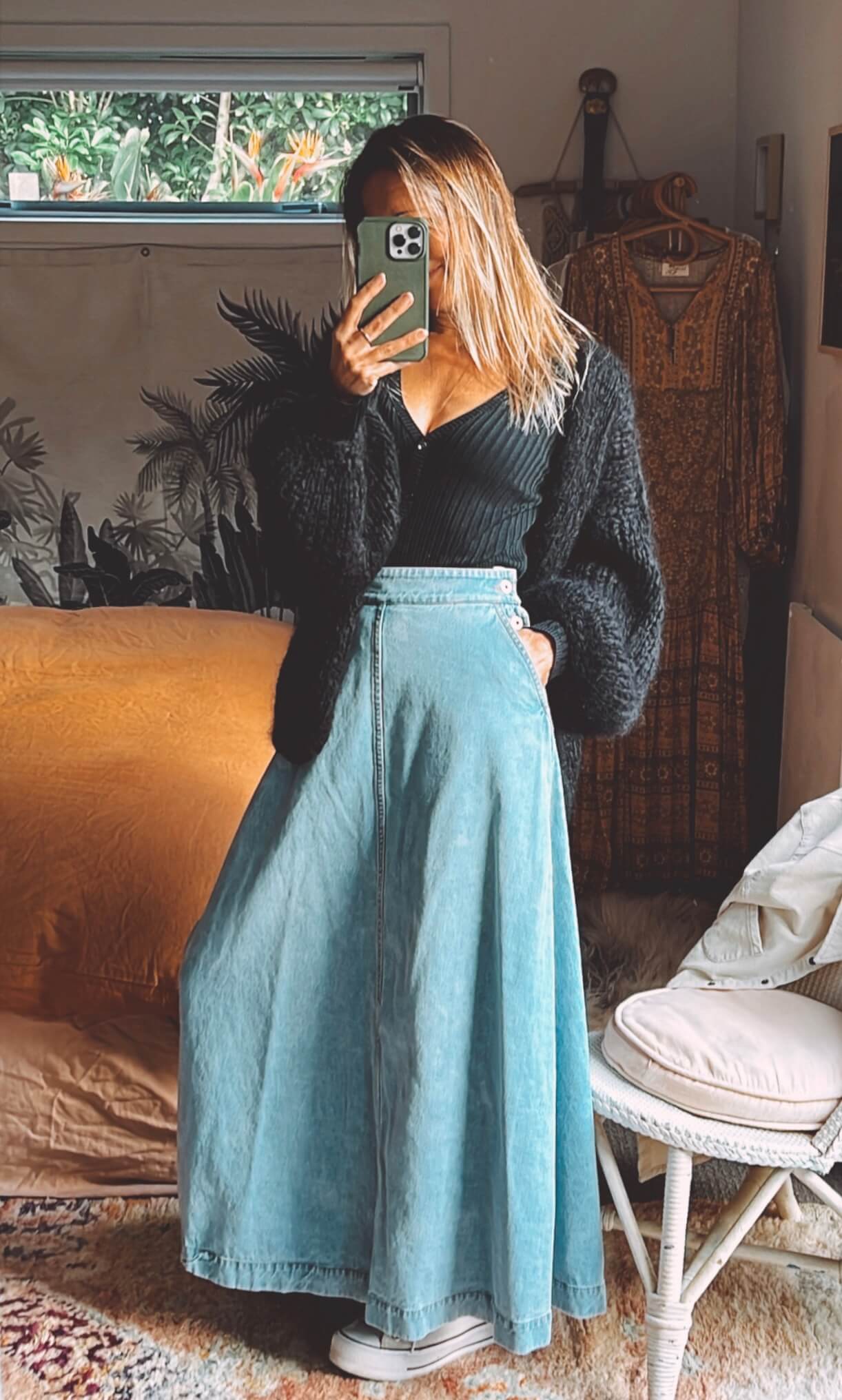 WORN + WILDER // Be Wilder // Mohair Cardi // Black