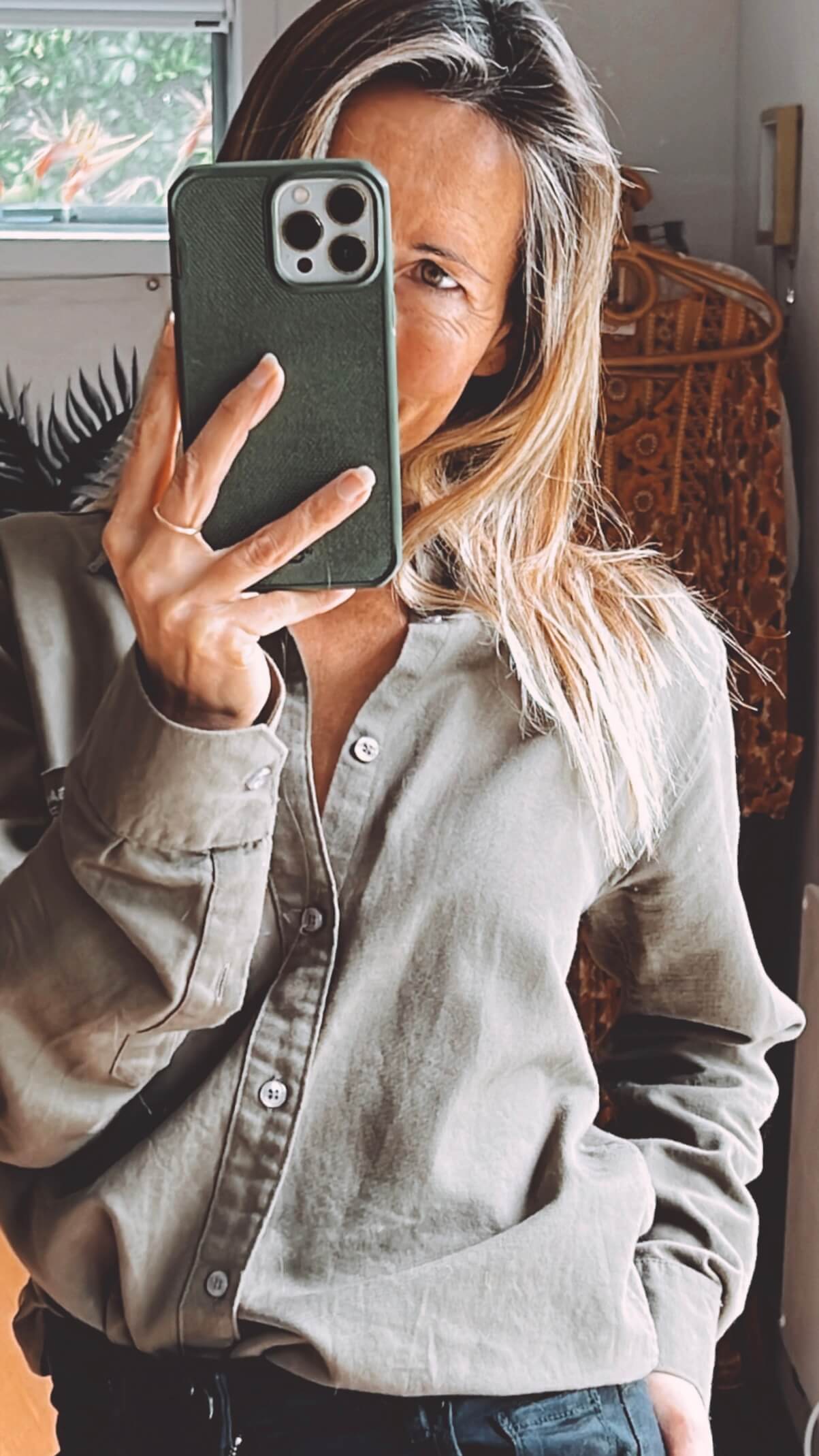 GANT // Khaki Green Shirt // Medium