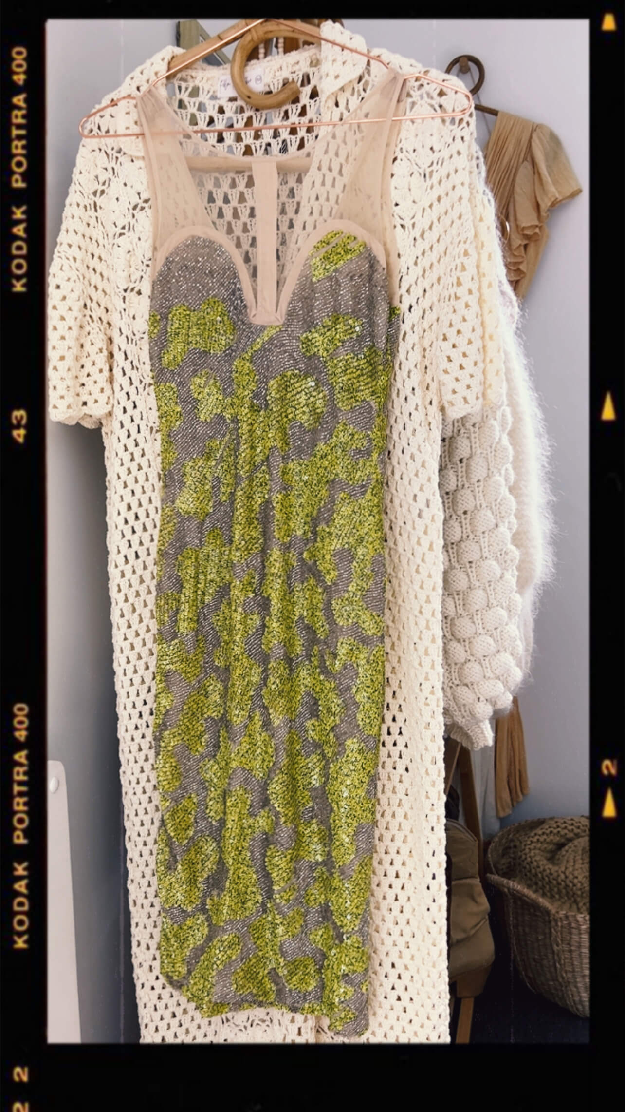 RACHEL GILBERT // Sequin Beaded Dress // Size 1 (8)
