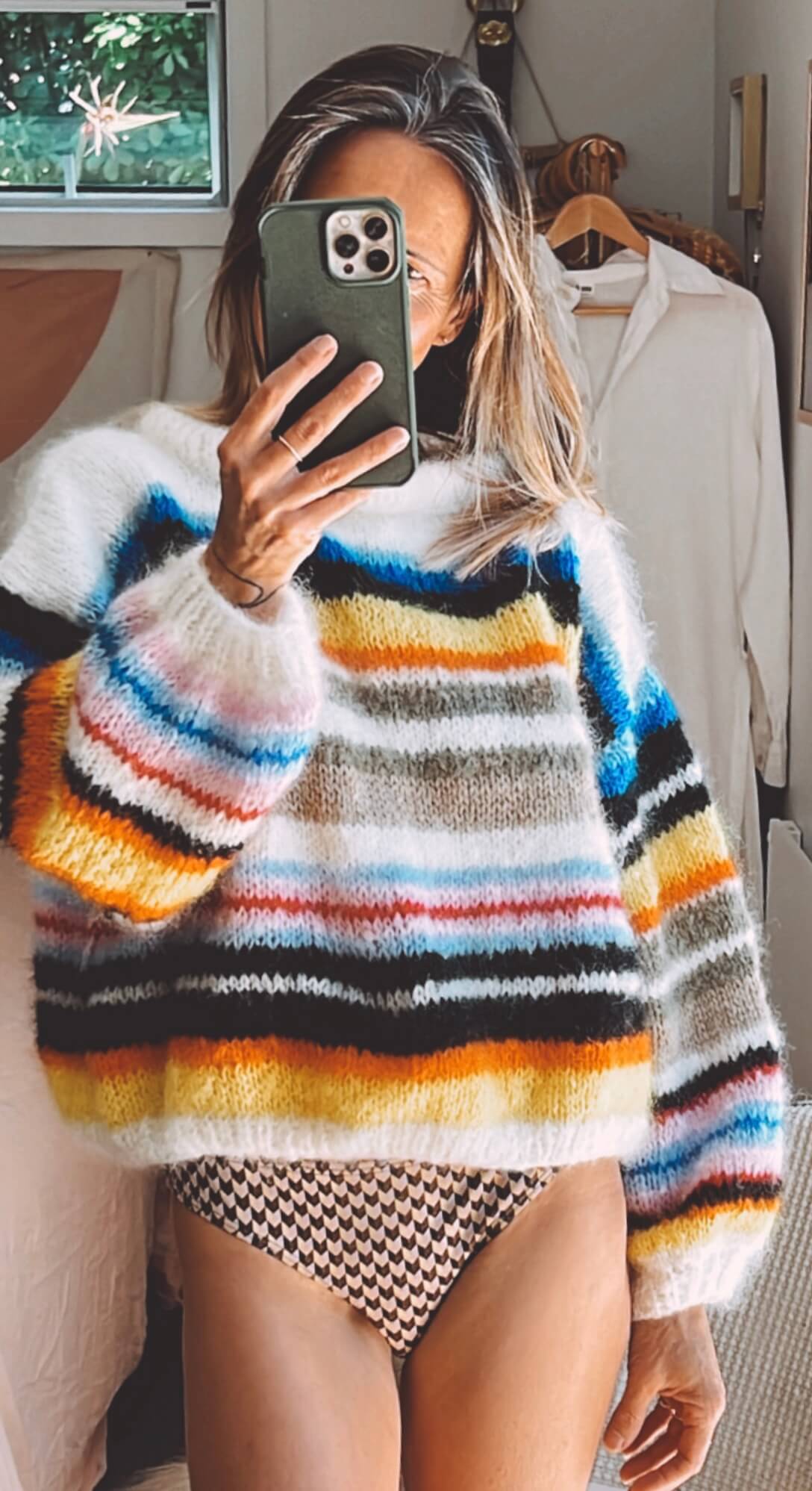WORN + WILDER // The Stripy Cropped Crew // Custom Order
