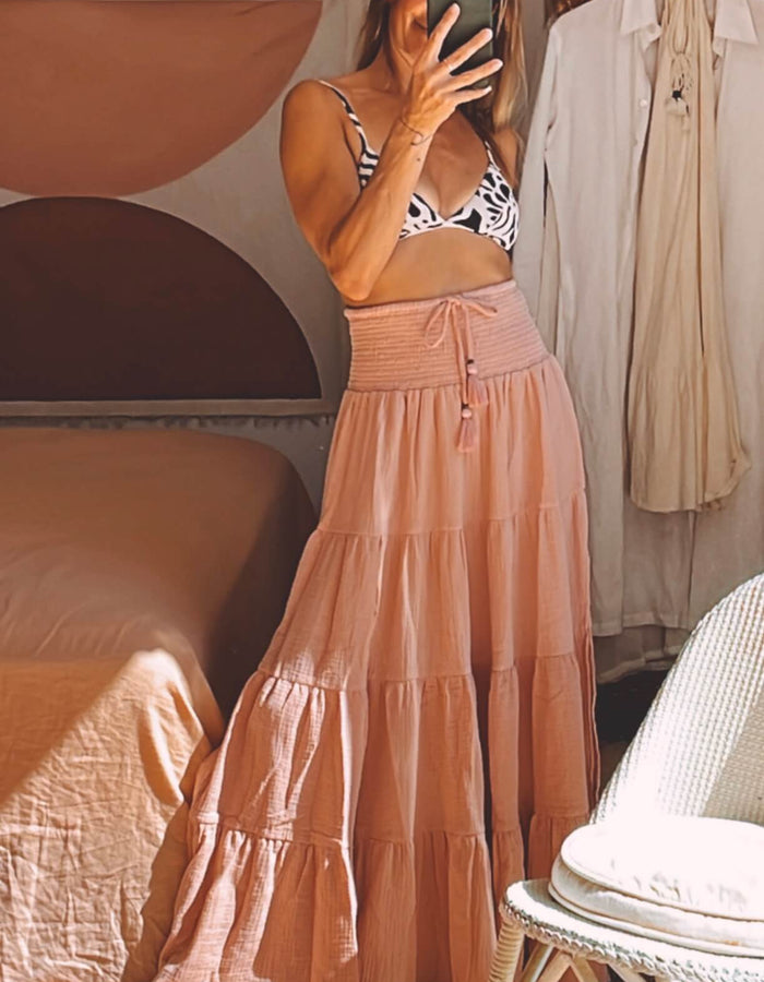 TANAH FOLK // Pheonix Skirt // Peony // S/M