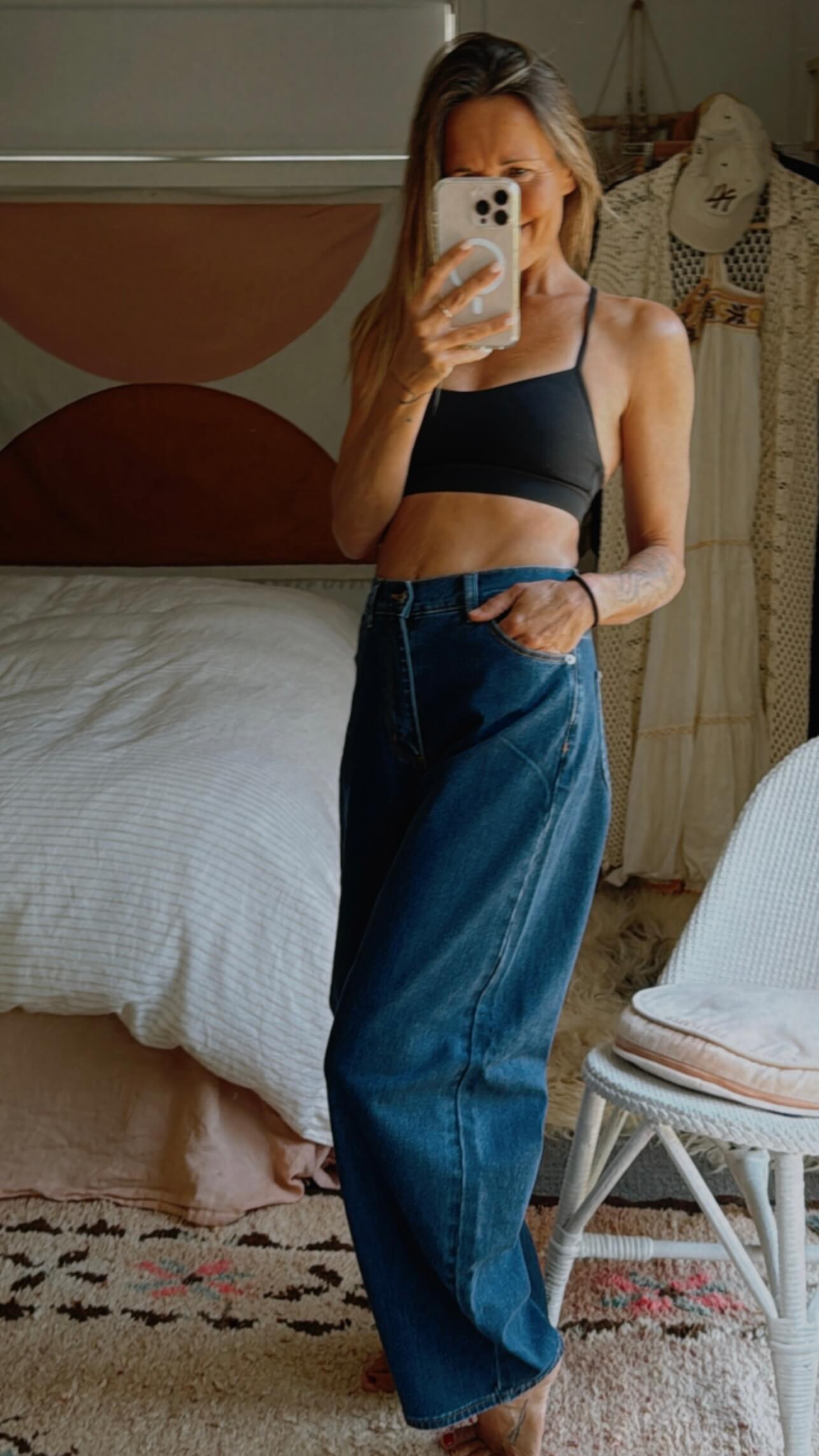 ROLLA'S Gigi Barrel Jean // Forever Blue