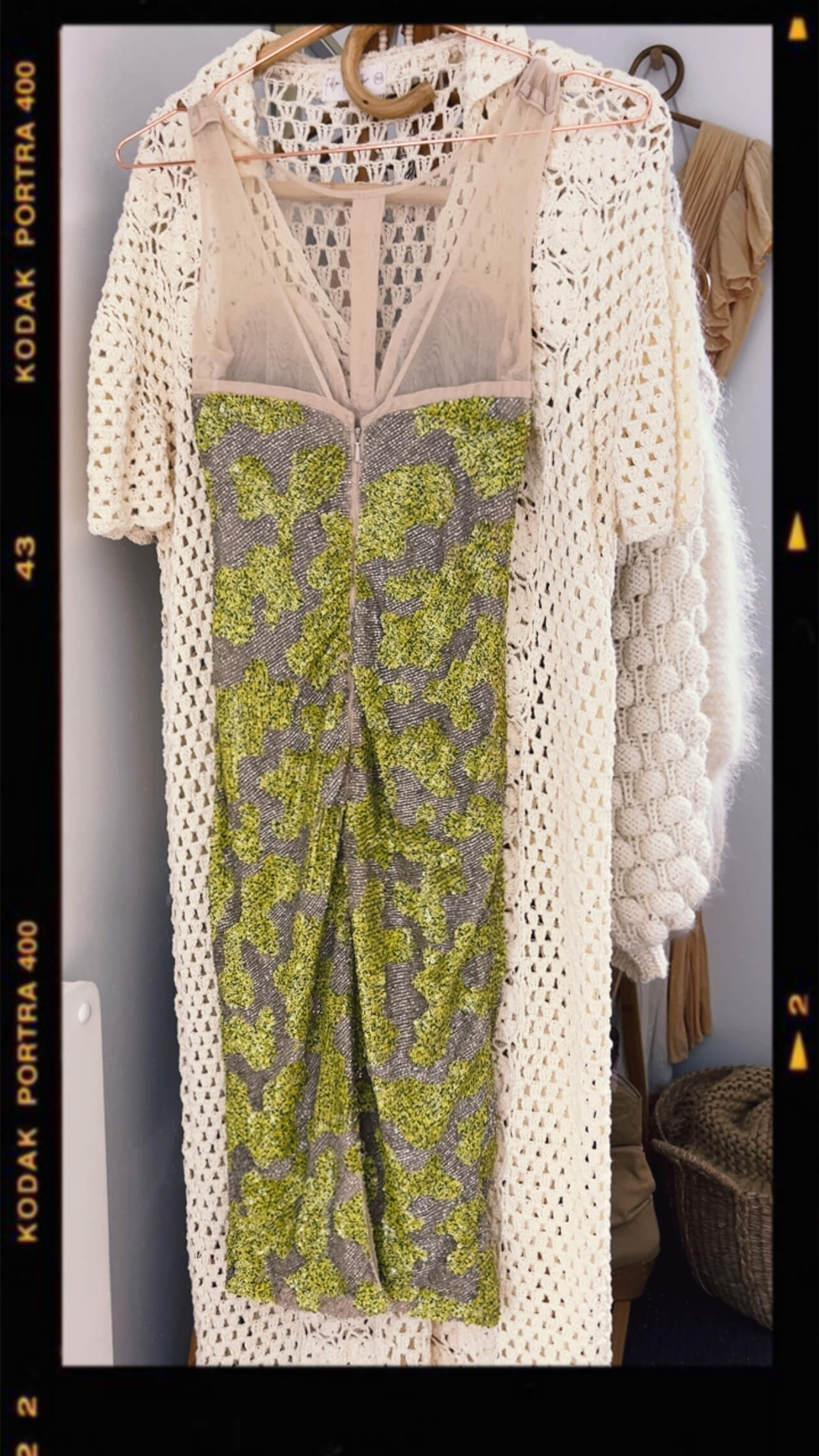 RACHEL GILBERT // Sequin Beaded Dress // Size 1 (8)