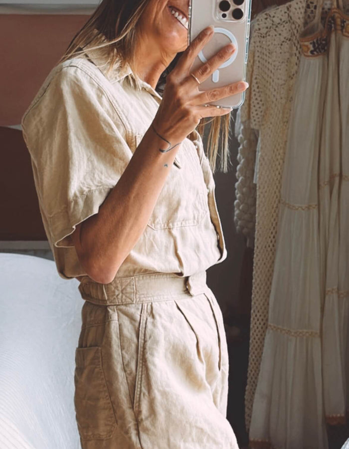JAG // Linen Jumpsuit // XS