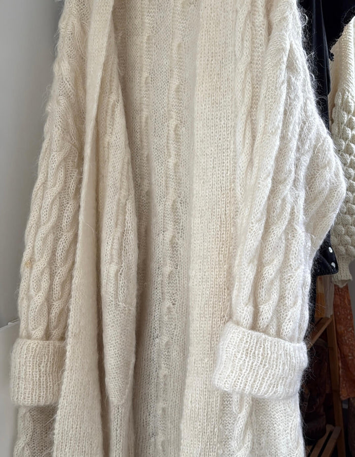 VINTAGE // Maxi Woollen Cardi // Large