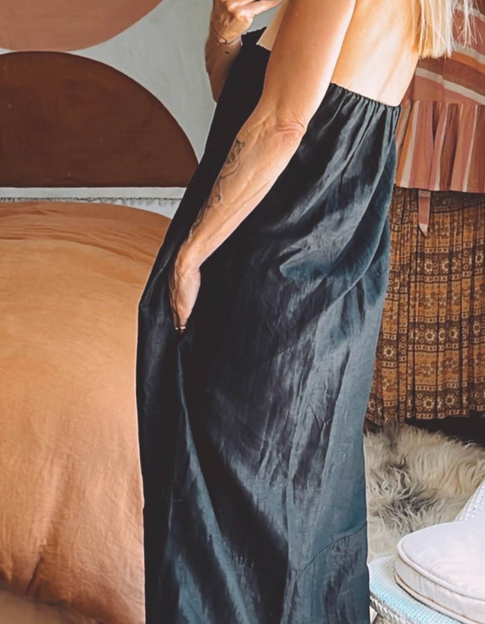 MARLE // Jean Dress // Black // S/M