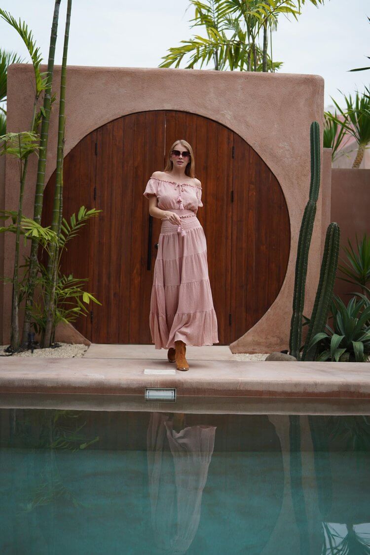 TANAH FOLK // Pheonix Skirt // Peony // S/M