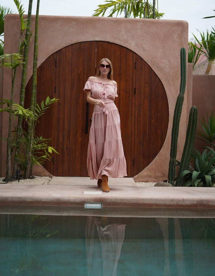 TANAH FOLK // Pheonix Skirt // Peony // S/M