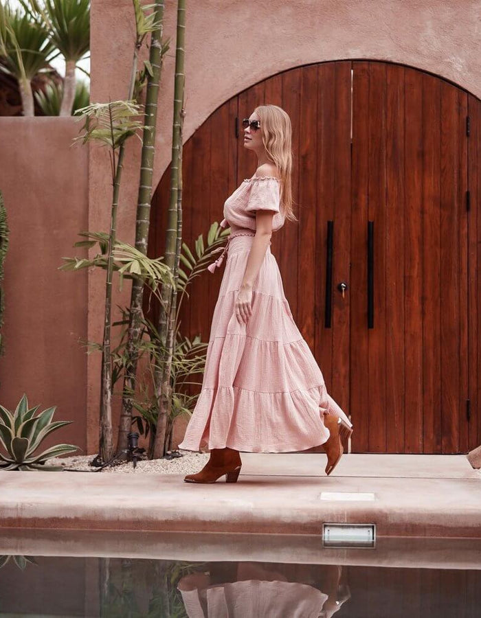 TANAH FOLK // Pheonix Skirt // Peony // S/M