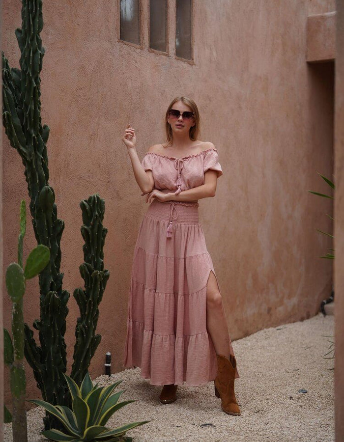 TANAH FOLK // Pheonix Skirt // Peony // S/M