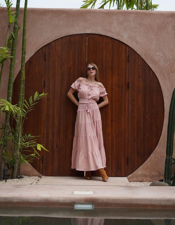 TANAH FOLK // Pheonix Skirt // Peony // S/M