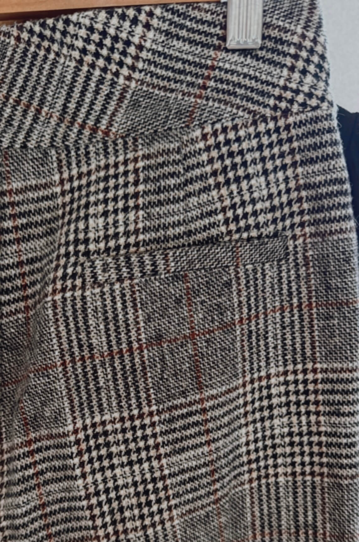 SILENCE WAS // Woollen Checked Pants // Size 8