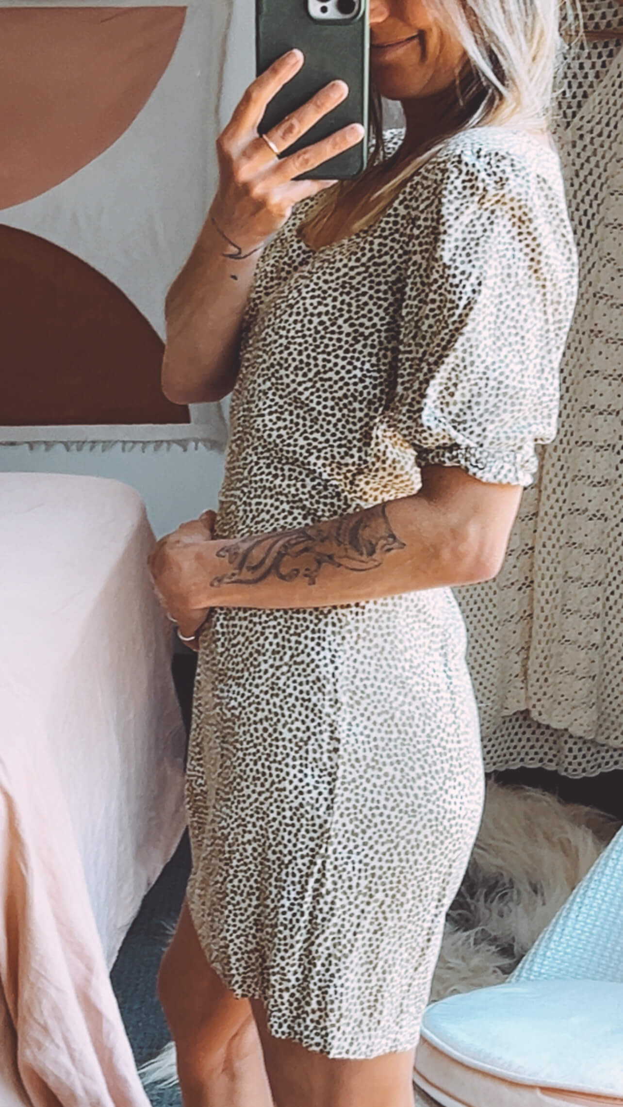 BAREFOOT BLONDE // Harper Mini Dress // Small