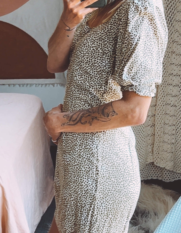 BAREFOOT BLONDE // Harper Mini Dress // Small