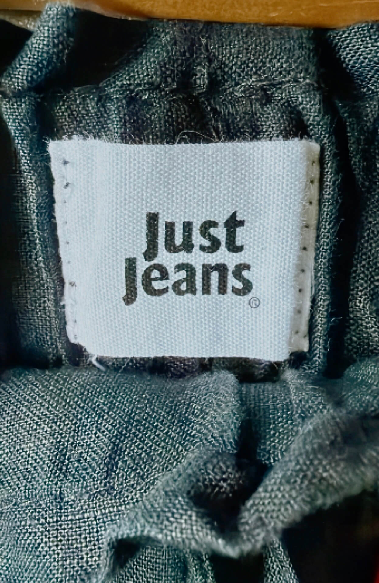 JUST JEANS // Linen Midi Skirt // Black // Small