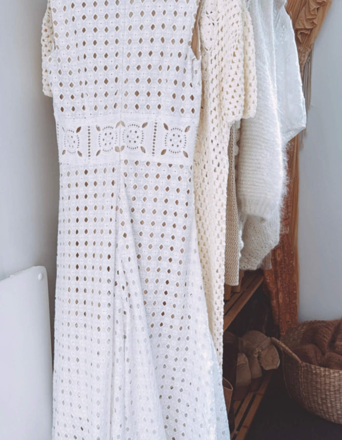 SHAKUHACHI // Diamond Debby // Deep V Dress // Size 8