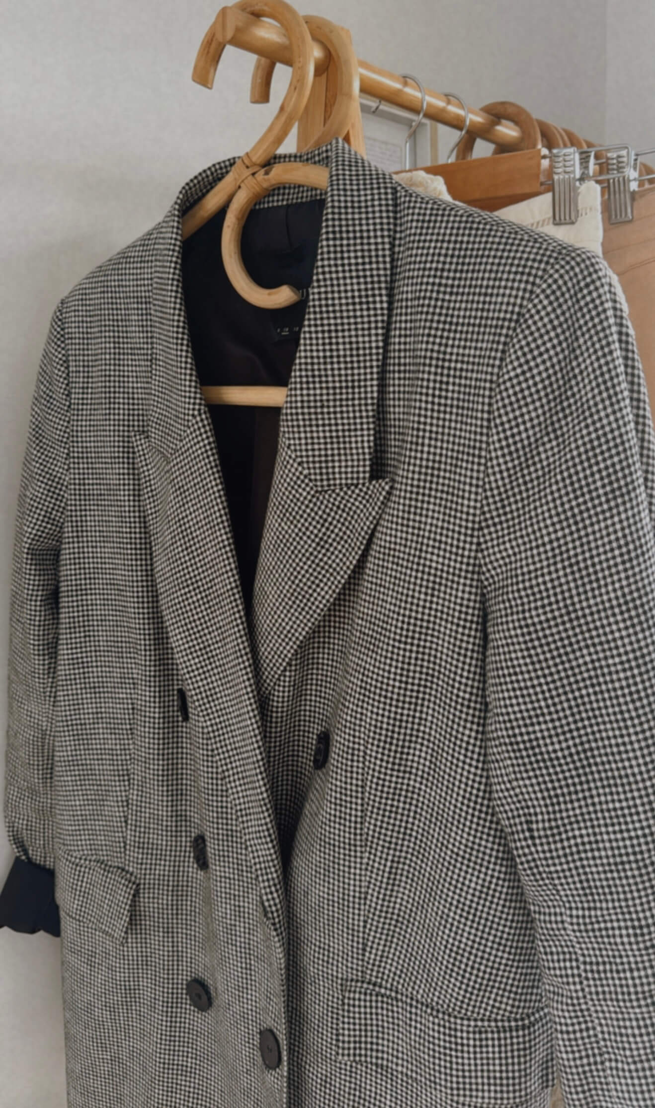 DECJUBA // Herringbone Blazer // Linen Blend // Size 10