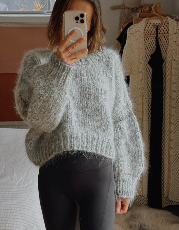 ITCHY KNITS Cropped Jersey // Mohair blend // S/M