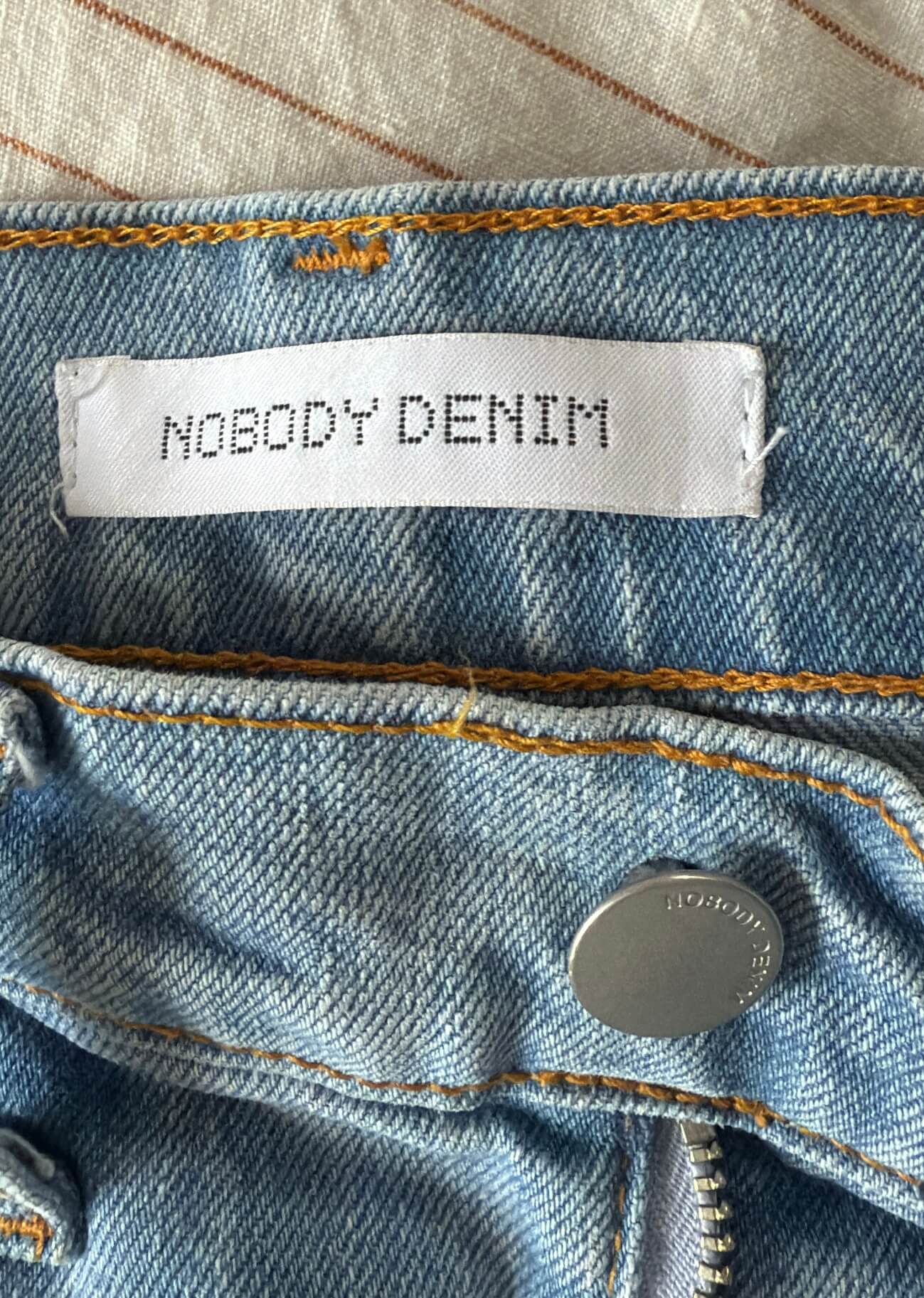 NOBODY DENIM // Frankie Ankle Stretch Petit Soulmate Jeans // Faded Blue // EUR 24