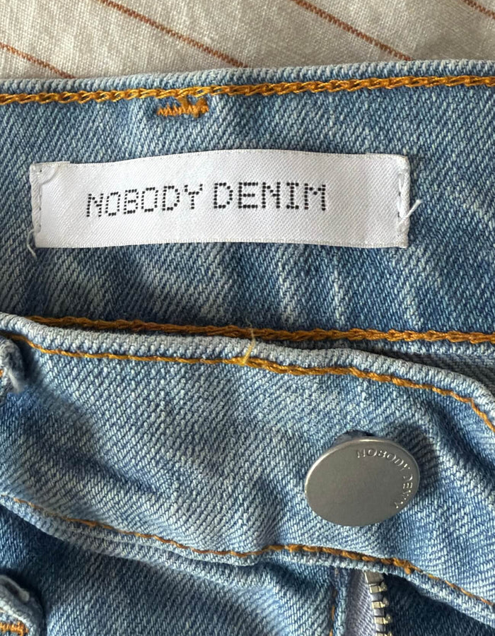 NOBODY DENIM // Frankie Ankle Stretch Petit Soulmate Jeans // Faded Blue // EUR 24