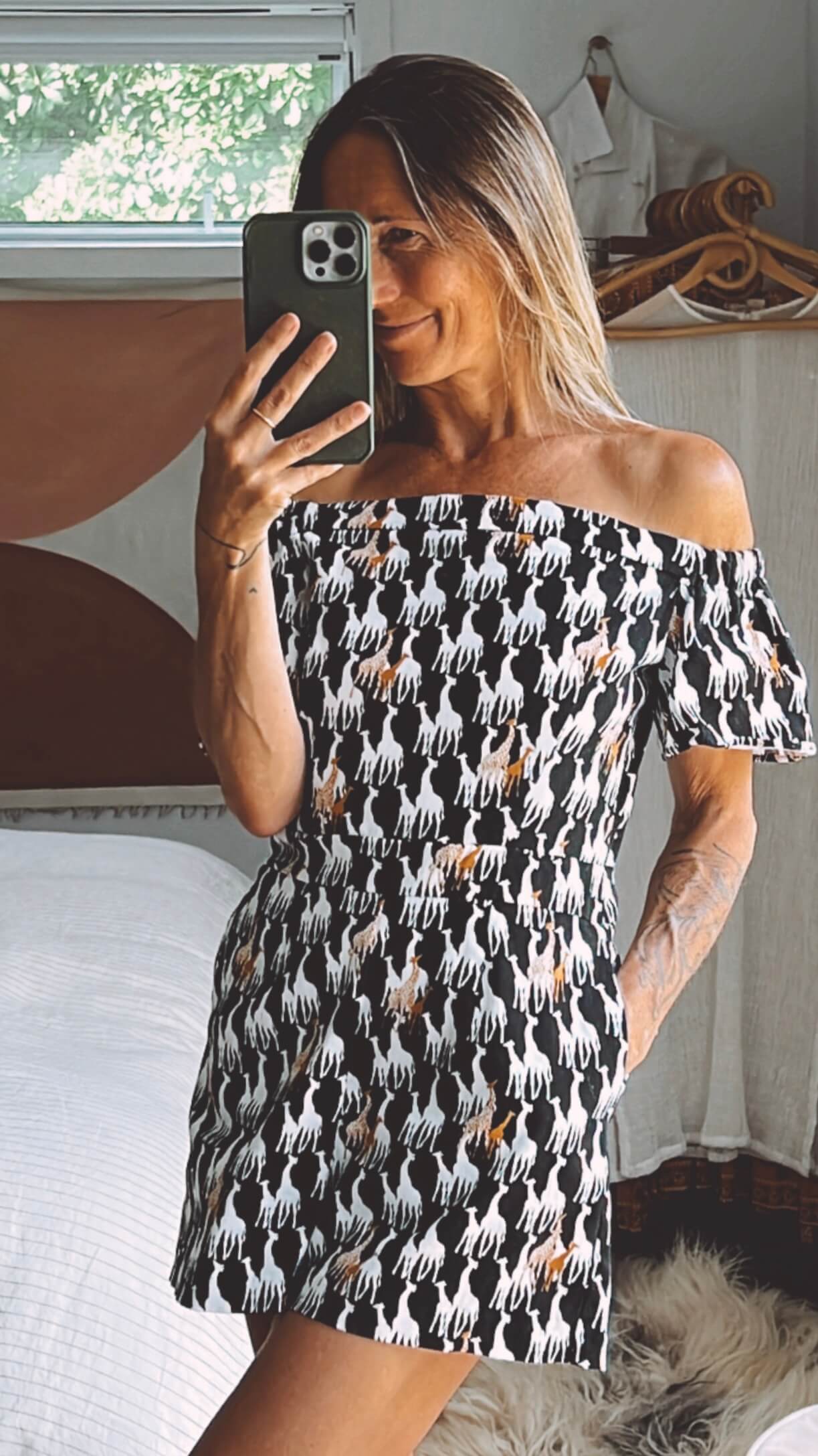 ZARA // Giraffe Romper // Medium