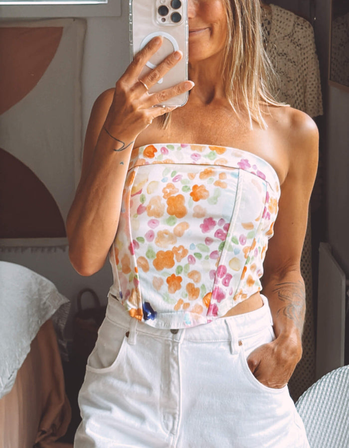 GLASSONS // Watercolour Corset // Size 6