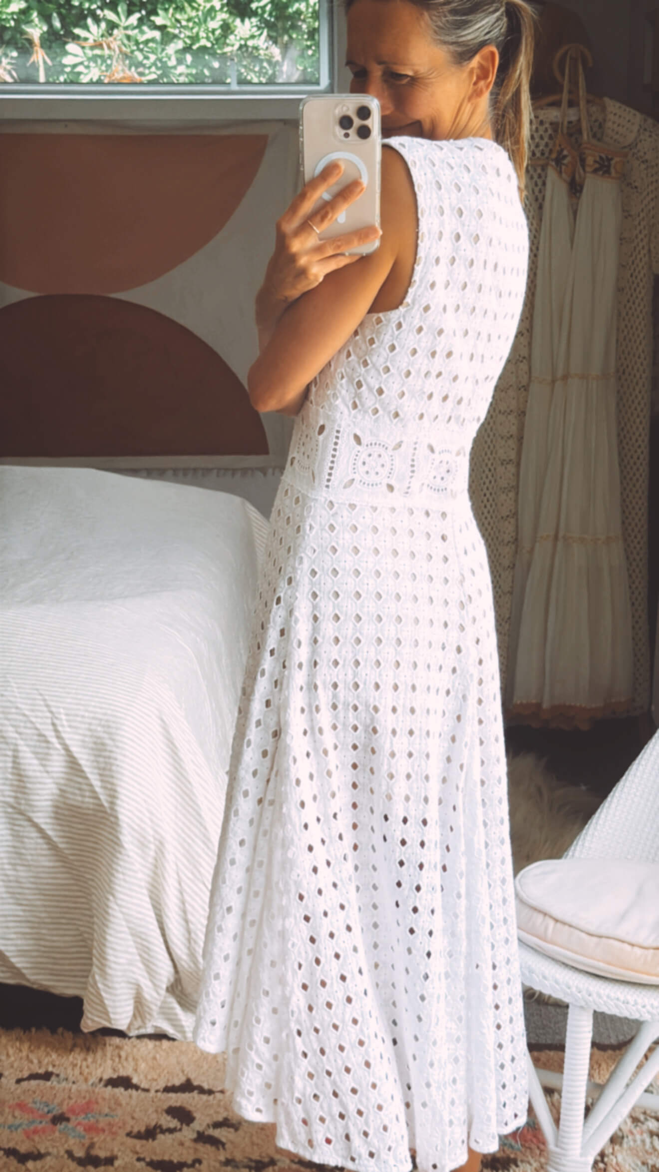 SHAKUHACHI // Diamond Debby // Deep V Dress // Size 8