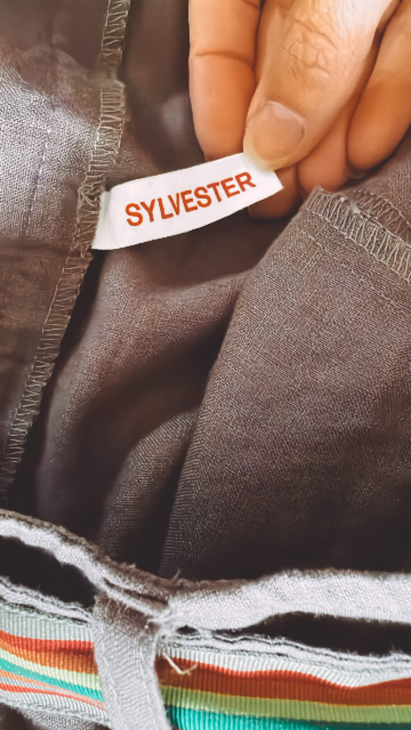 KATE SYLVESTER Linen Army Skirt // XS