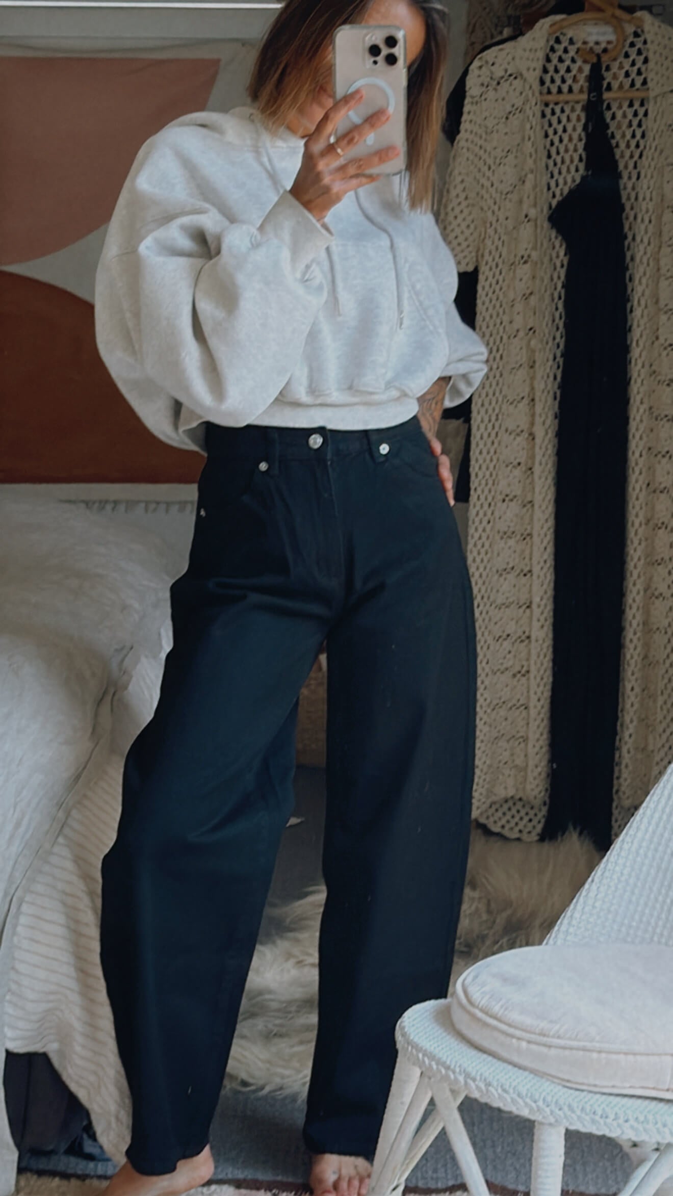 ROLLA'S // Gigi Barrel Jean // Forever Black
