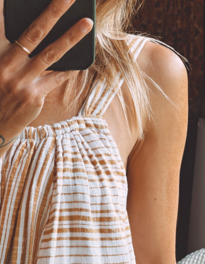 SPELL & THE GYPSY COLLECTIVE // Lady Palm Strappy Mini Dress // Small