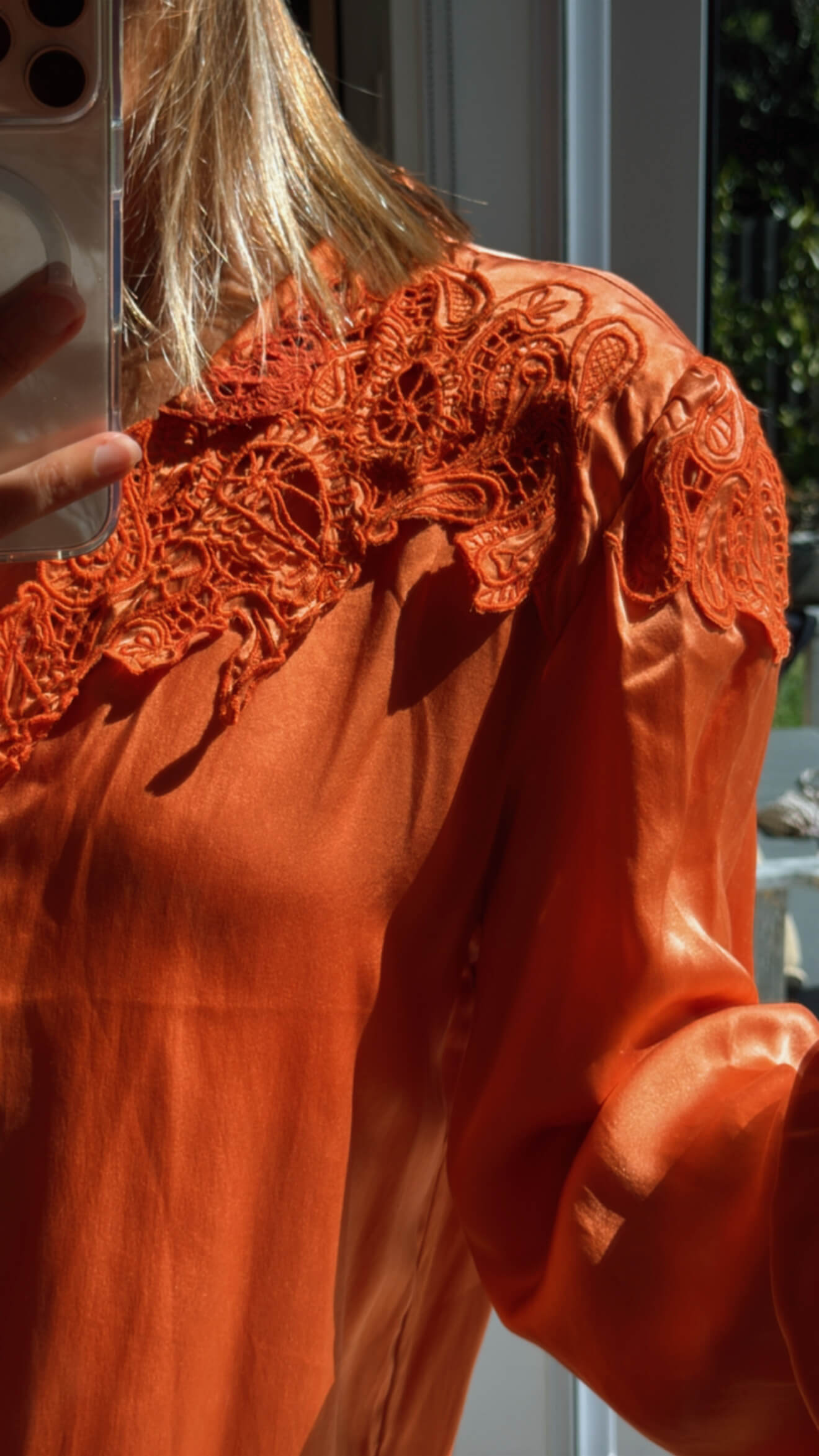 CHASING UNICORNS // Coral Silk Dress // BNWT // Large