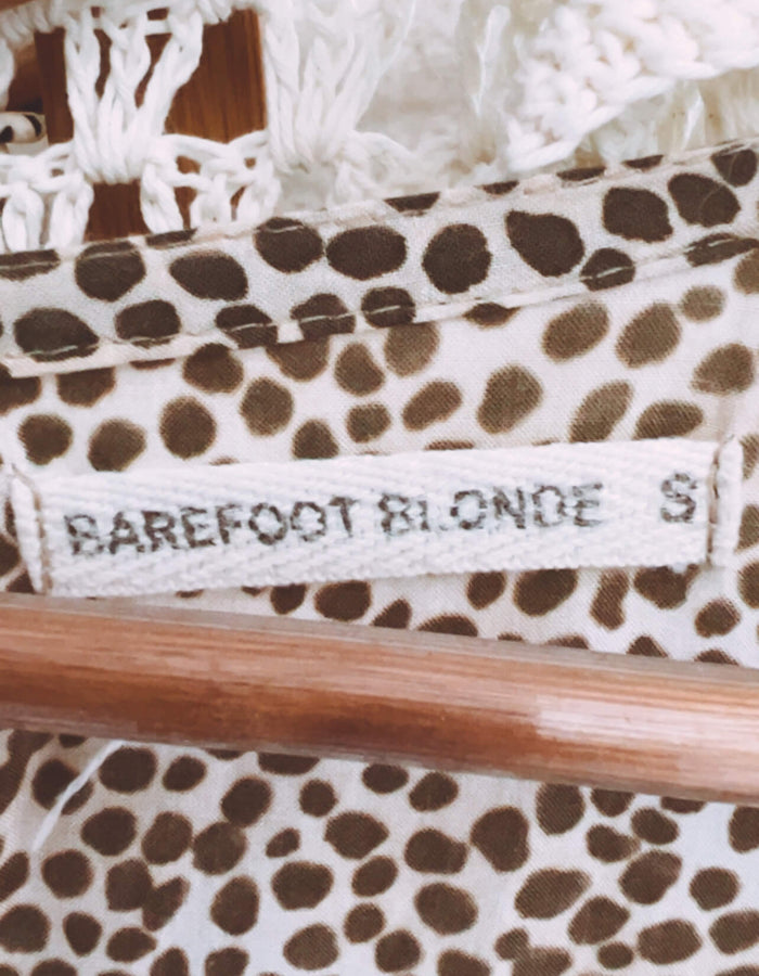 BAREFOOT BLONDE // Harper Mini Dress // Small