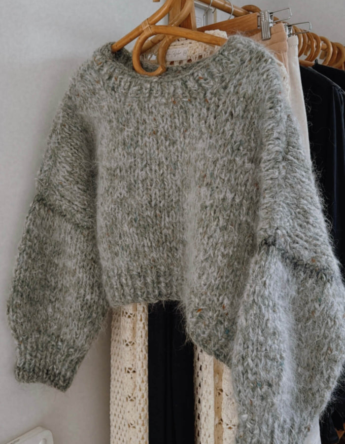 ITCHY KNITS Cropped Jersey // Mohair blend // S/M