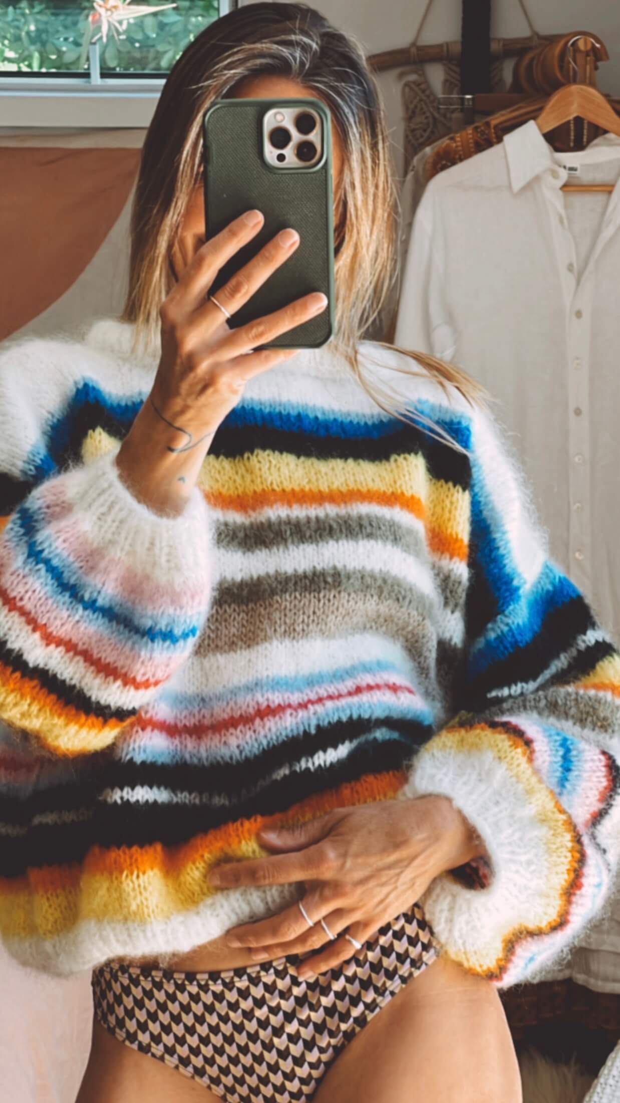 WORN + WILDER // The Stripy Cropped Crew // Custom Order