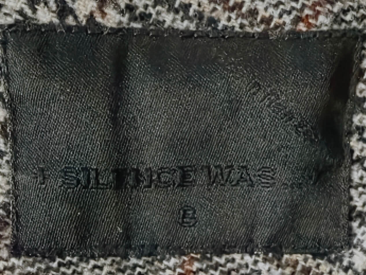 SILENCE WAS // Woollen Checked Pants // Size 8