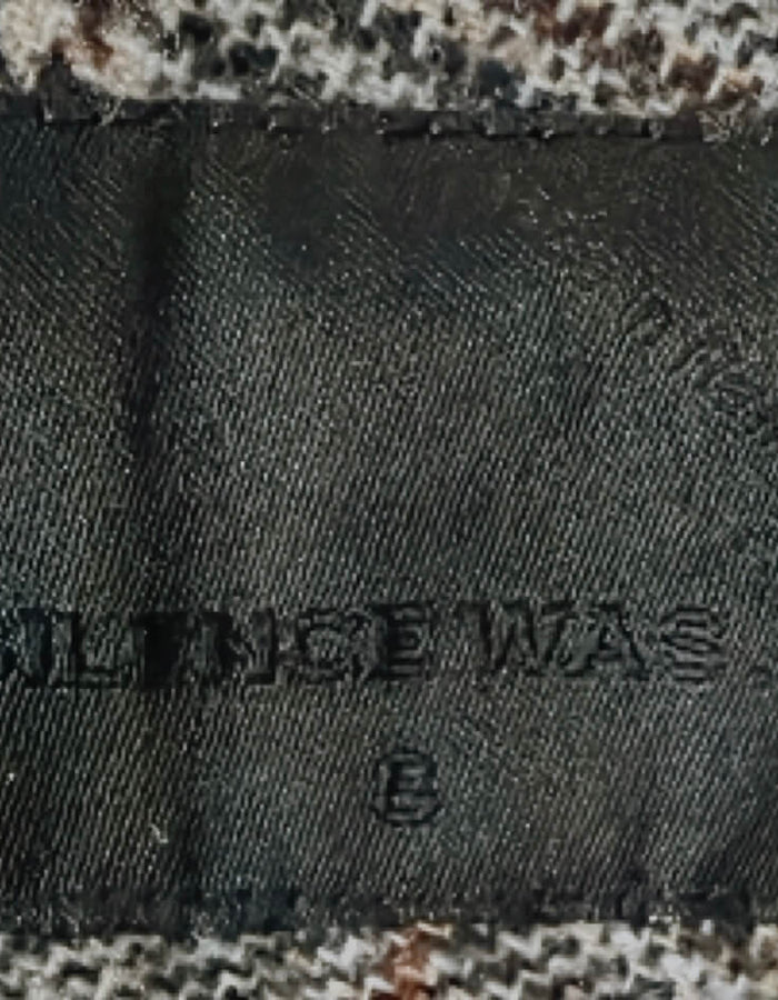 SILENCE WAS // Woollen Checked Pants // Size 8