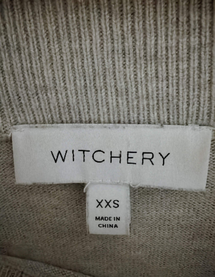 WITCHERY // Wool Blend Jersey // Grey // XXS