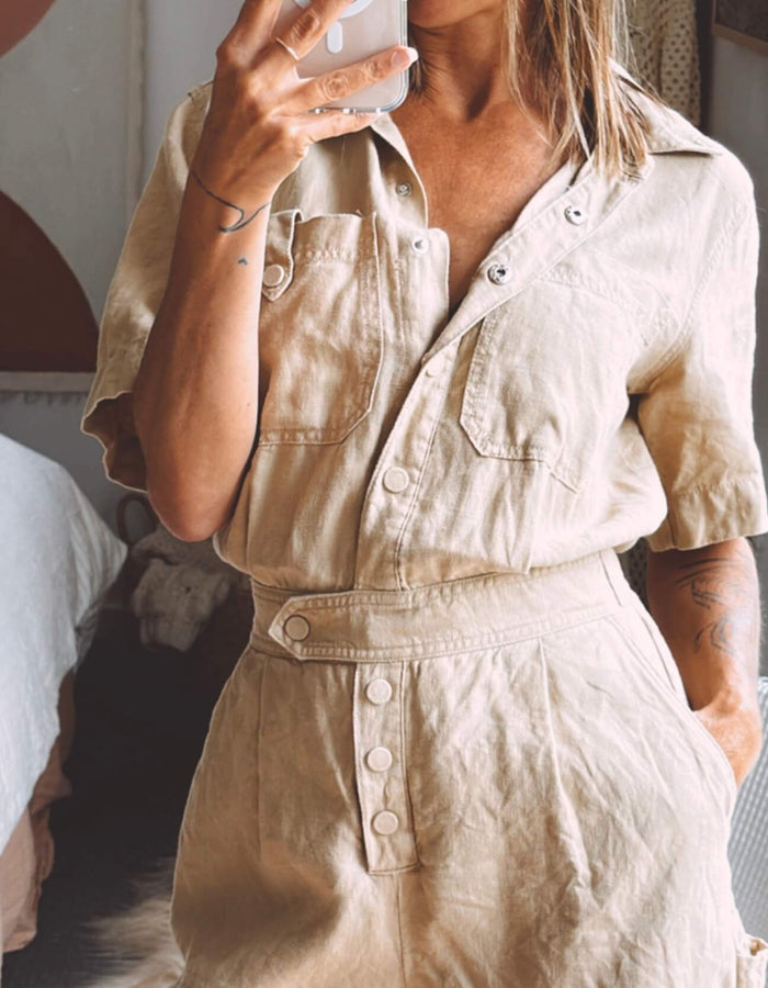 JAG // Linen Jumpsuit // XS