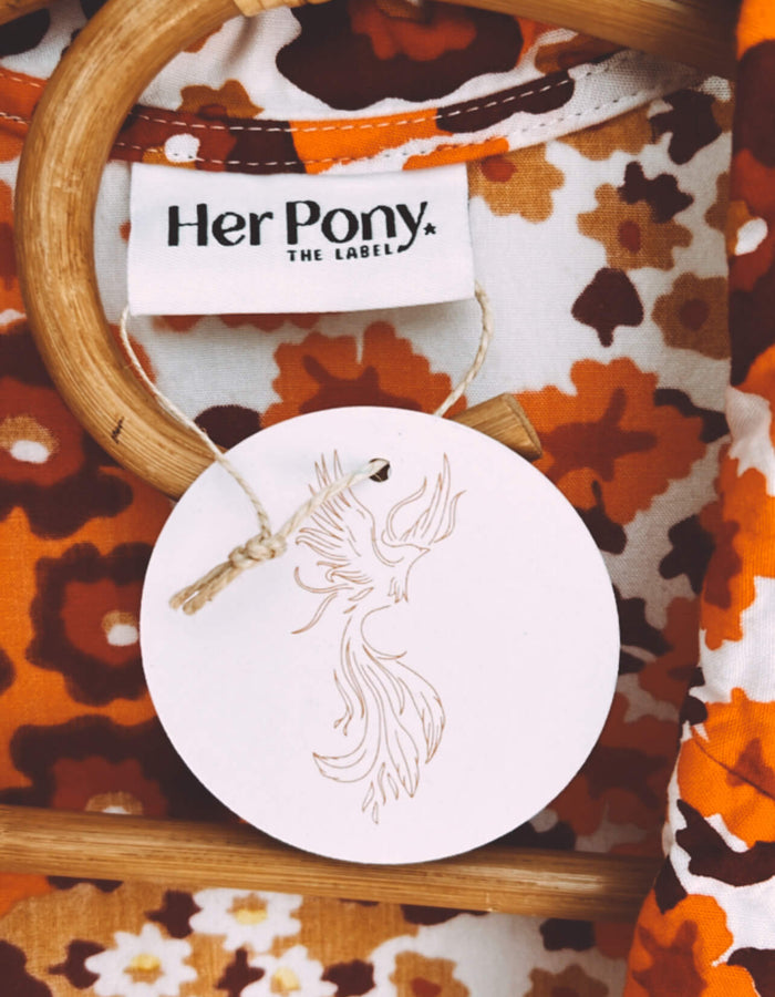 HER PONY THE LABEL // Cropped Blouse // Size 6