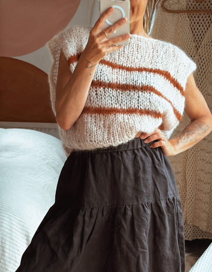 HINTERLAND HANDKNIT // Mohair Vest // One Size