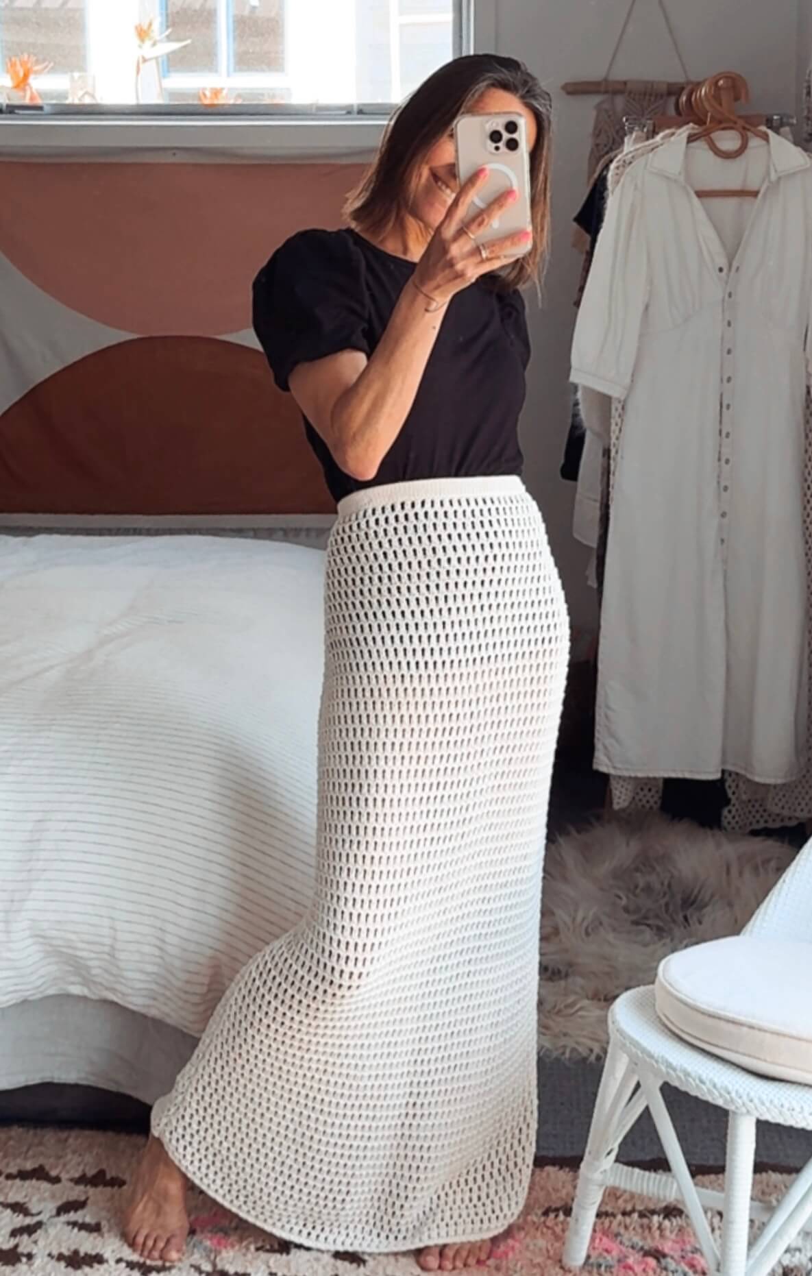 COTTON ON // Crochet Skirt // Large