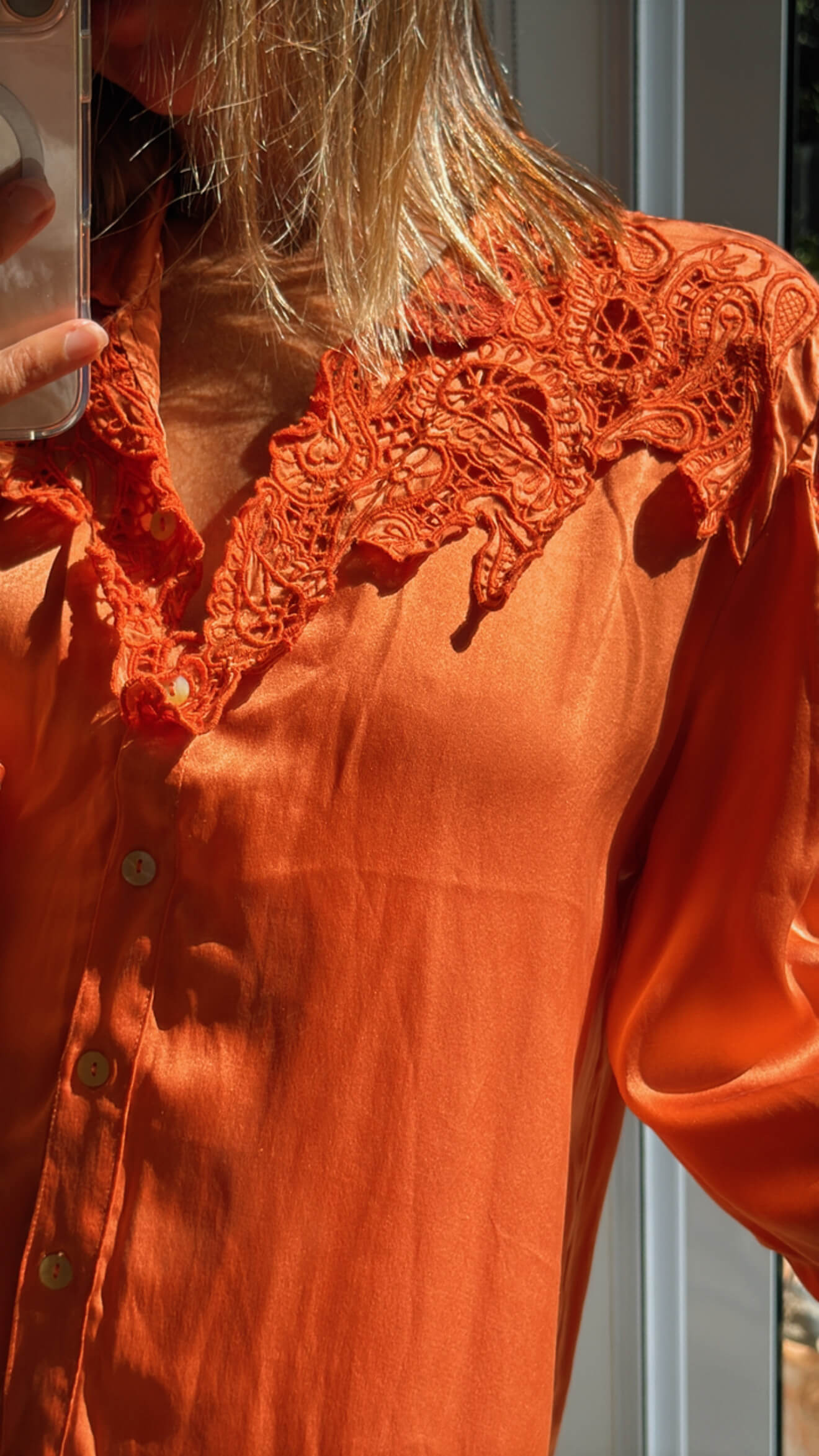 CHASING UNICORNS // Coral Silk Dress // BNWT // Large