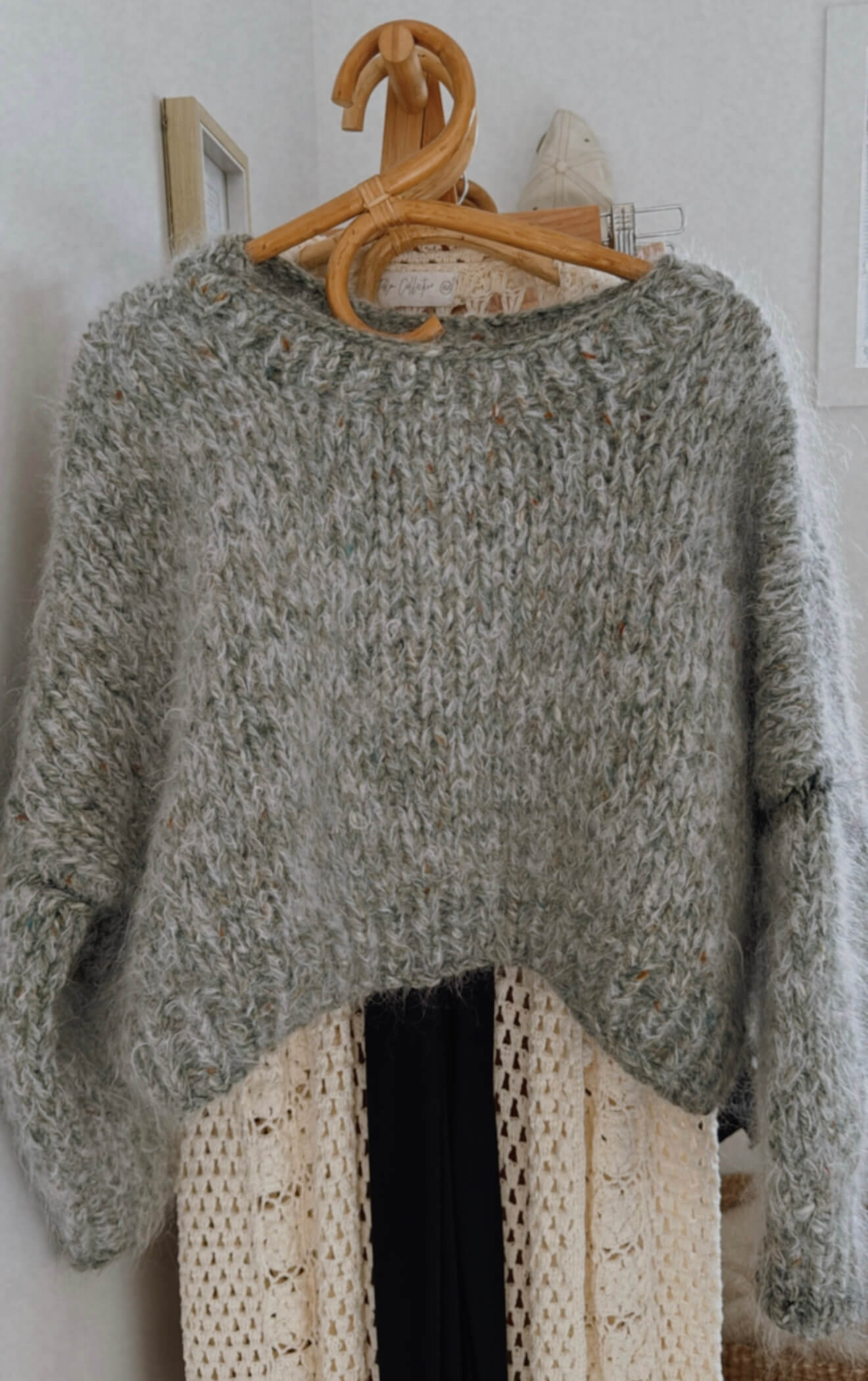 ITCHY KNITS Cropped Jersey // Mohair blend // S/M
