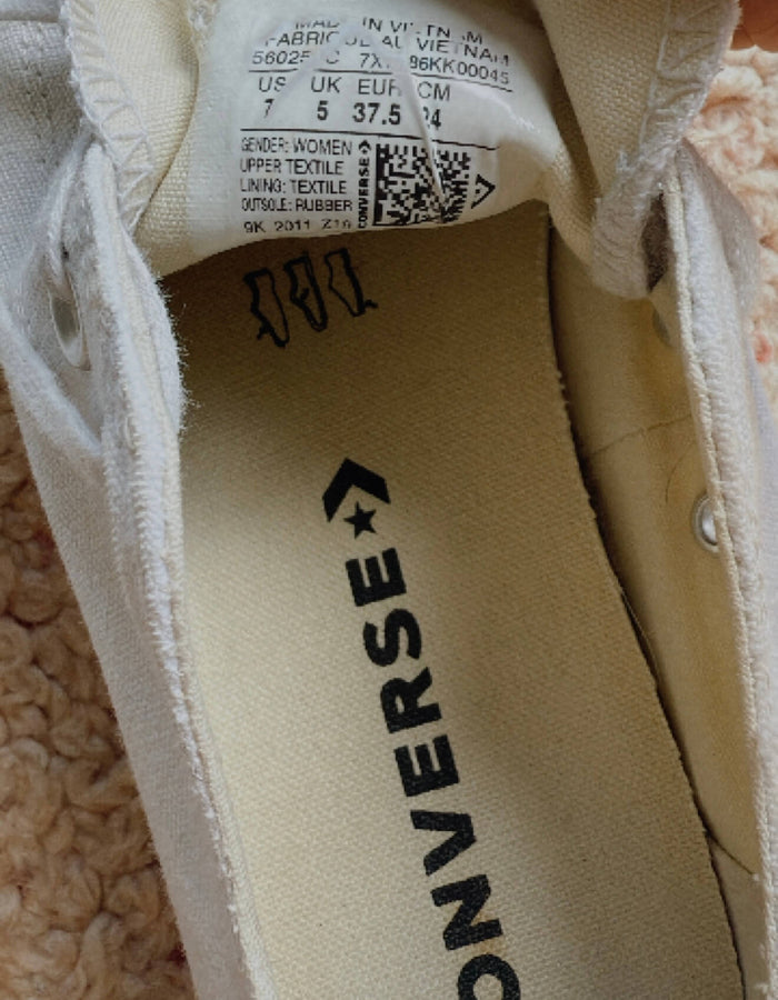 CONVERSE ALL STAR // Chuck Taylor Platform Sneakers // Size 37.5 (US 7/UK 5)