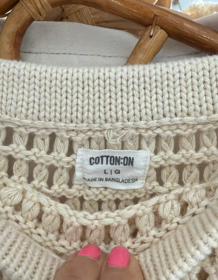COTTON ON // Crochet Skirt // Large