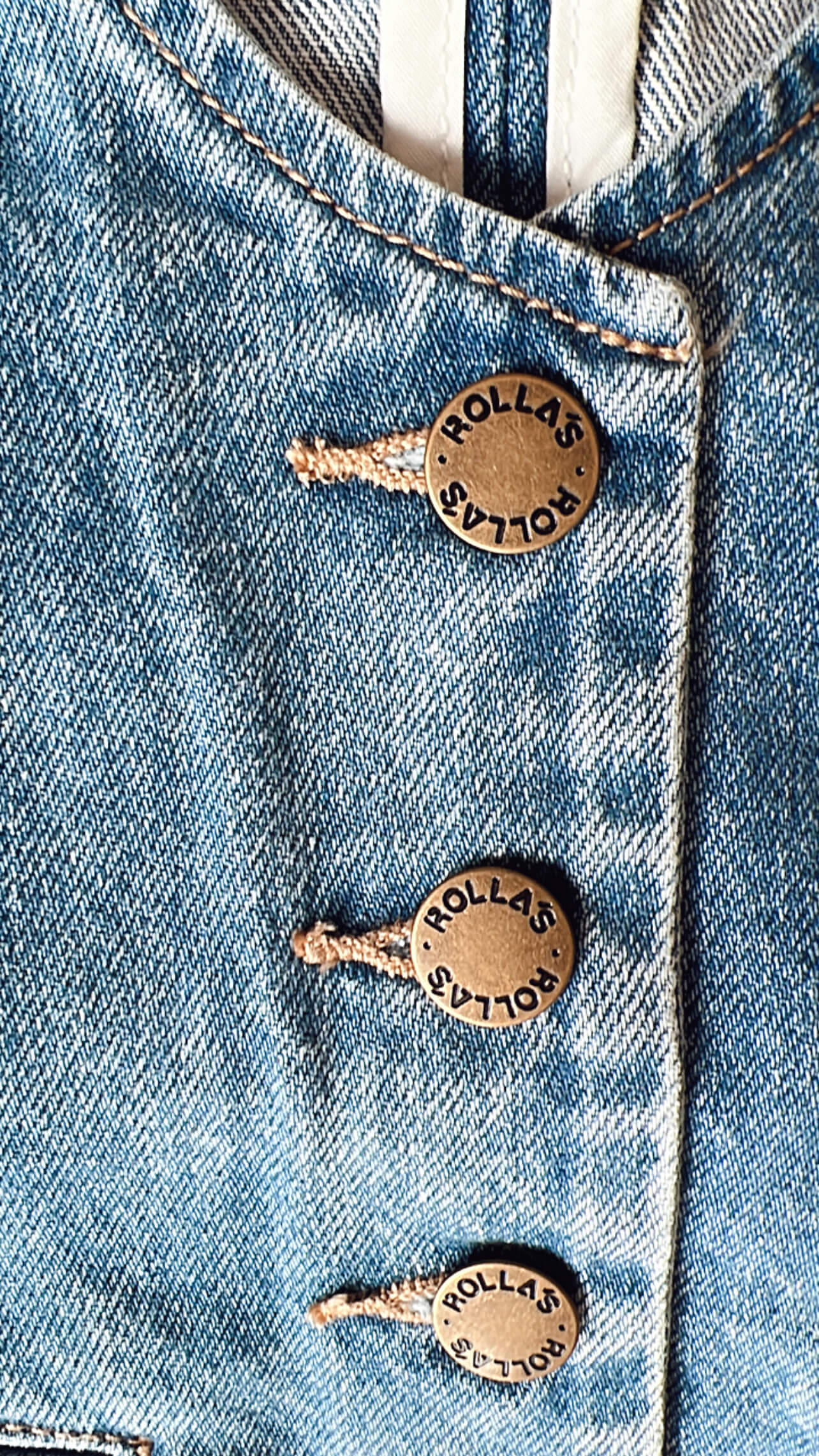 ROLLA'S // Dallas Vest // Chloe Recycled // Mid-Vintage Blue