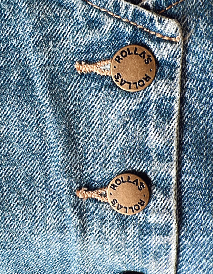 ROLLA'S // Dallas Vest // Chloe Recycled // Mid-Vintage Blue