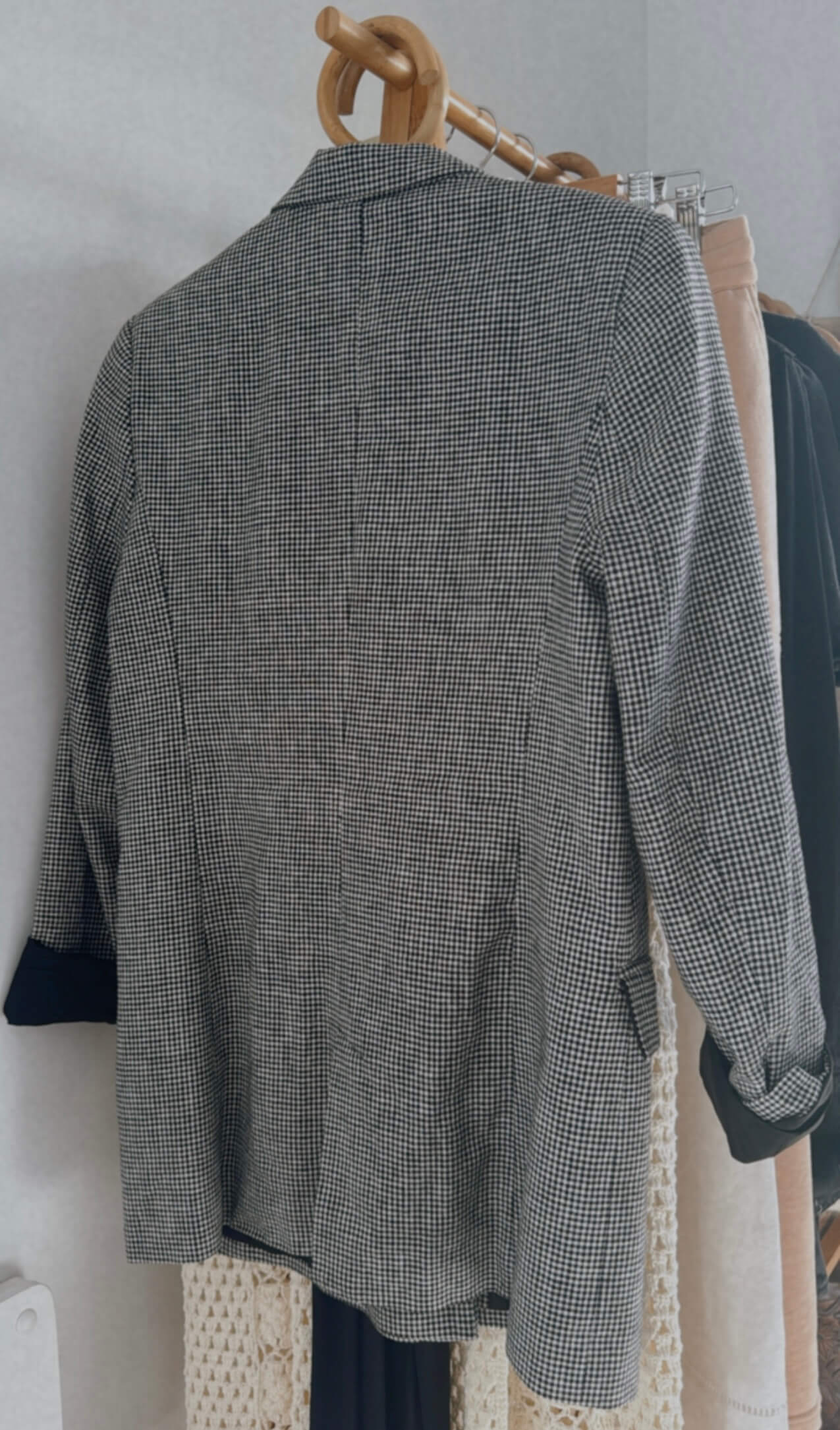 DECJUBA // Herringbone Blazer // Linen Blend // Size 10